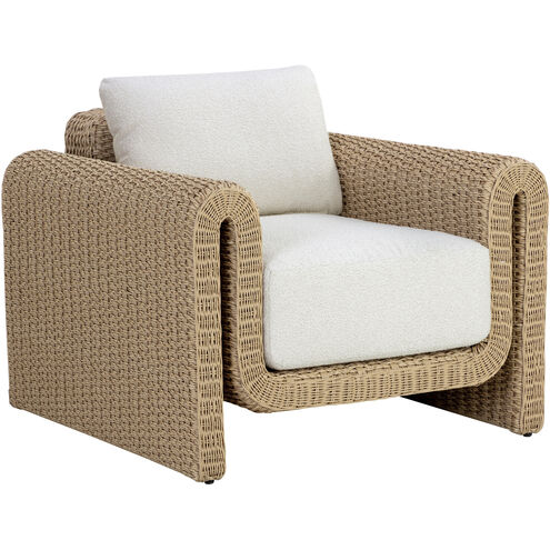 Tibi Natural / Louis Cream Outdoor Lounge Chair